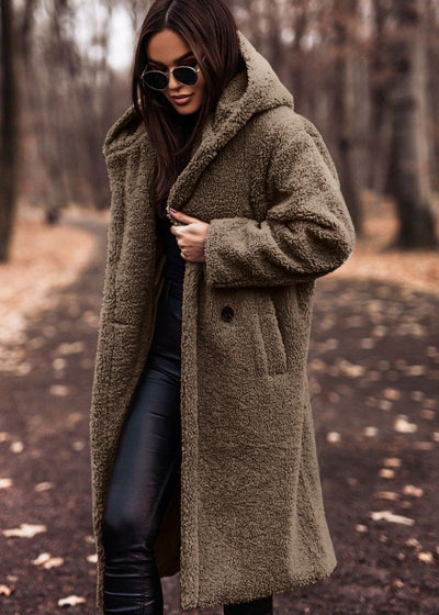 Paris | Manteau en laine à capuche chic