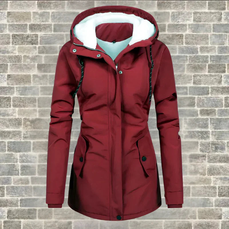 Sigrid | Plissert vinterjakke