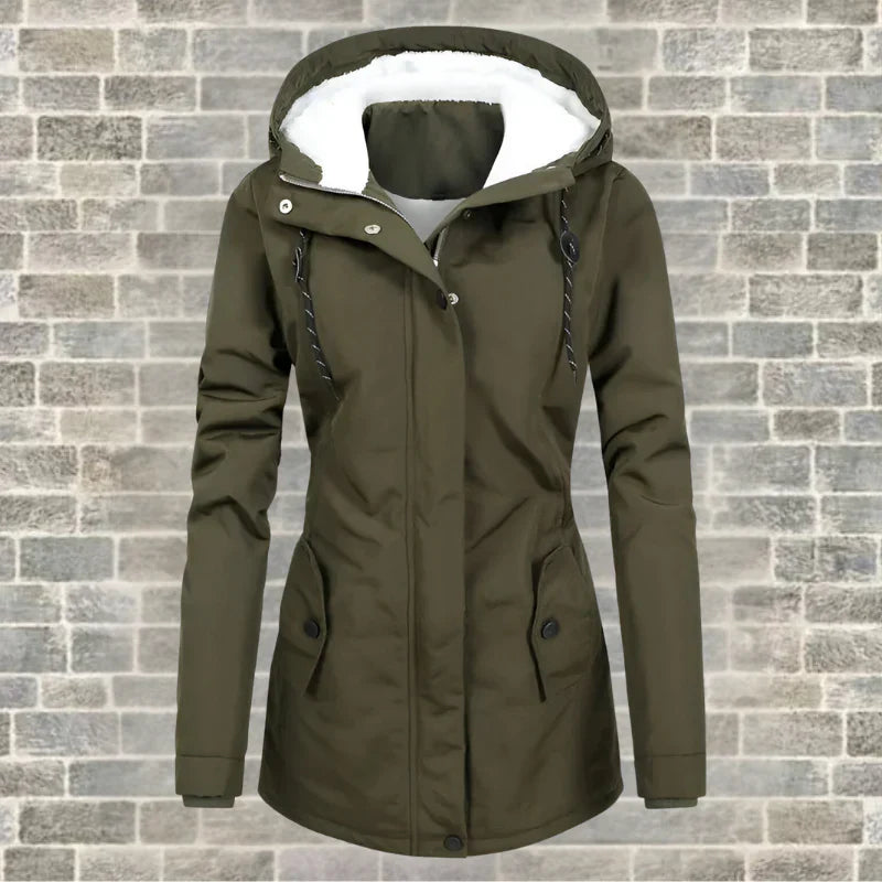 Sigrid | Plissert vinterjakke