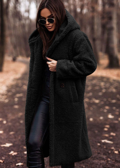 Paris | Manteau en laine à capuche chic