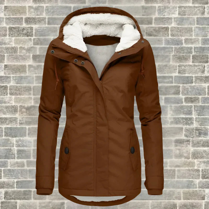 Sigrid | Plissert vinterjakke