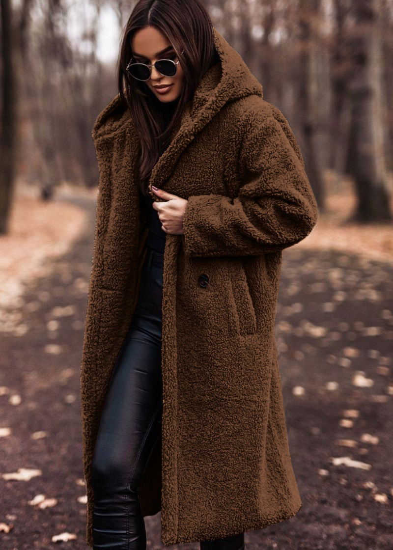 Paris | Manteau en laine à capuche chic